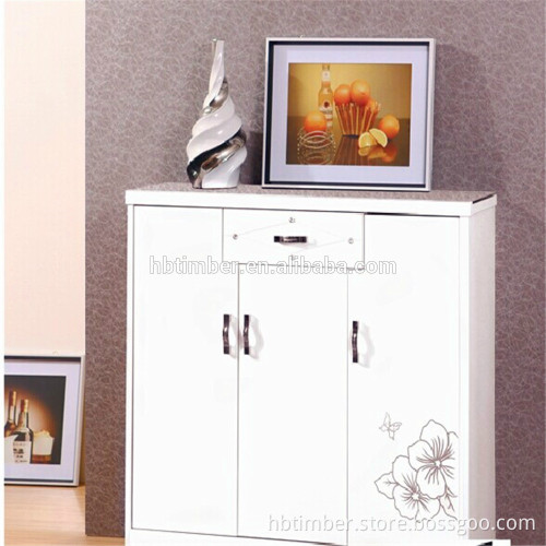 High quality modern wooden shoe cabinet water proof shoe rack
